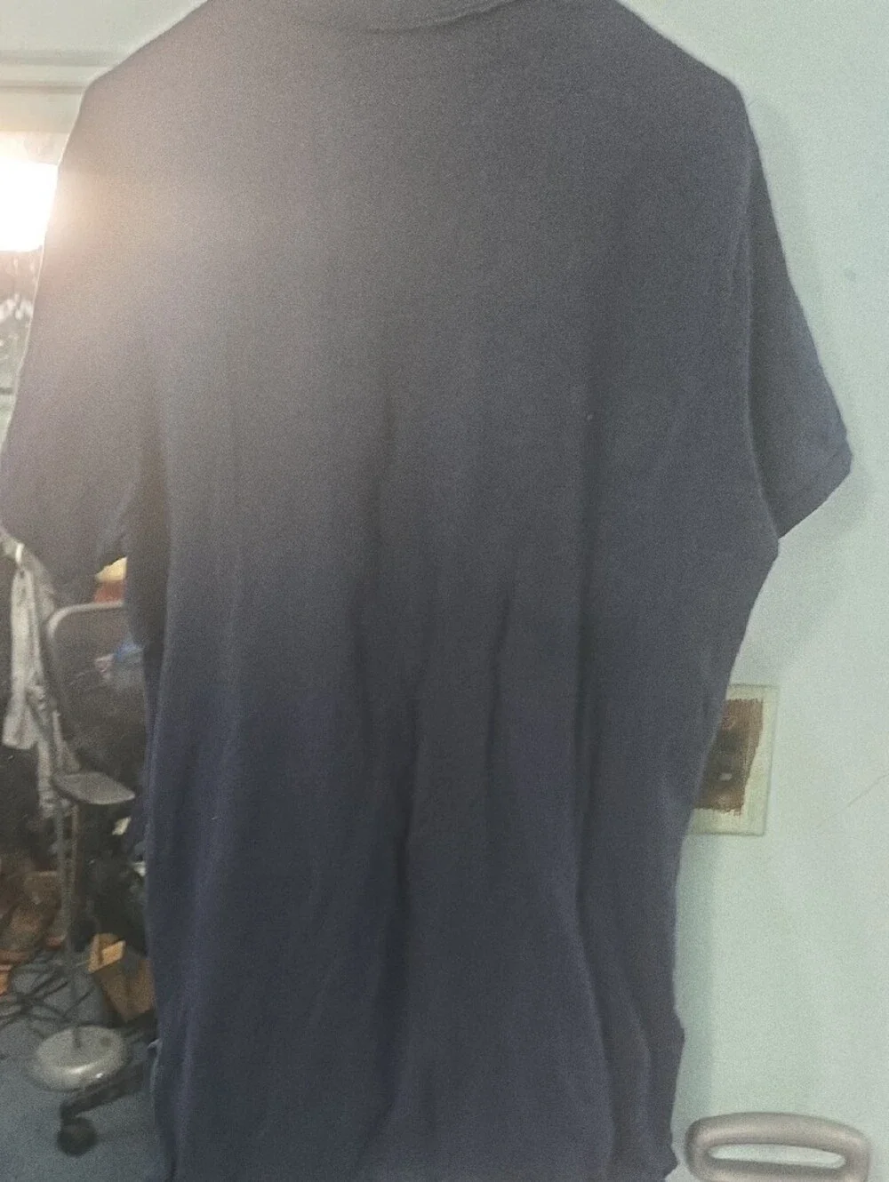 Ralph Lauren Dark Blue Polo with Embroidered Crest Pocket